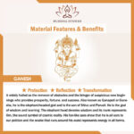 Buddha Stones Ganesh Elephant Stainless Steel Protection Necklace Pendant - image 4