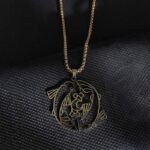 Buddha Stones Vintage Koi Fish Hollow Design Stainless Steel Luck Necklace Pendant - image 7