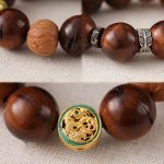 Buddha Stones Tibet Lightning Struck Jujube Wood Yin Yang Luck Bracelet - image 12