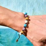 Buddha Stones Colorful Lava Rock Support Bracelet - image 17
