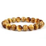 Buddha Stones  Anxiety Stress Healing Crystal Tiger Eye Bead Bracelet Bracelet BS 1