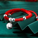 Buddha Stones 925 Sterling Silver Handmade Fu Character Lucky Money Bag Chinese Lock Charm Bell Lotus Copper Coin King Kong Knot Braided Kids Bracelet Bracelet BS Bell(Wrist Circumference 12-14cm)