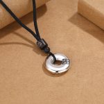 Buddha Stones PiXiu Peace Buckle Copper Wealth Necklace Pendant Necklaces & Pendants BS 2