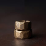 Buddha Stones Tibetan Simple Design Copper Wealth Ring Ring BS 21