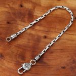 Buddha Stones Tibetan Double Dorje Om Mani Padme Hum Buddha Swastika Vajra Strength Bracelet Bracelet BS 6