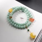 Buddha Stones 925 Sterling Silver Natural Jade Amber Butterfly Luck Abundance Bracelet Bracelet BS 1