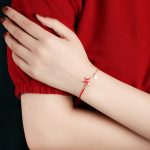 Buddha Stones 925 Sterling Silver Color-changing Chinese Zodiac Luck Protection Red String Chain Bracelet Bracelet BS 17