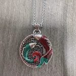 Buddha Stones Tibetan Copper Koi Fish Healing Necklace Necklaces & Pendants BS Necklace-With Keel Chain(Necklace length: 60cm)