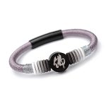 Buddha Stones Buddha Character Ebony Handcrafted Rope Bracelet Bracelet BS 2