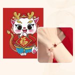 ❗❗❗A Flash Sale- Buddha Stones 925 Sterling Silver Year of the Dragon Natural Red Agate Dragon Attract Fortune Fu Character Strength Bracelet Necklace Pendant Earrings Bracelet Necklaces & Pendants BS 25