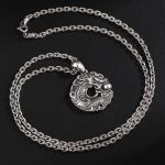 Buddha Stones Koi Fish Dragon Peace Buckle Wealth Necklace Pendant Necklaces & Pendants BS 10
