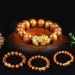 Buddha Stones Lucky Golden Tiger Eye Abundant Pixiu Bracelet Bracelet BS 7