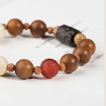 Buddha Stones Lightning Strike Wood Bodhi Seed Cat Paw Claw Auspiciousness Protection Tassel Bracelet Bracelet BS 4