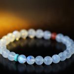 Buddha Stones Moonstone Calm Healing Positive Bracelet Bracelet BS 12