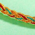 Buddha Stones Handmade Multicolored Dragon Scale Pattern Braid String Bracelet Bracelet BS 6