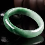 Buddha Stones Natural Jade Fortune Blessing Bangle Bracelet Bracelet BS 6