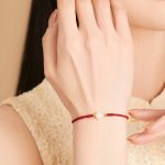 Buddha Stones Handcrafted Round Jade Lucky Bead Prosperity Braided Bracelet Bracelet BS 11