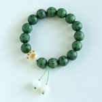 Buddha Stones Bodhi Seed Om Mani Padme Hum Carved Harmony Bracelet Bracelet BS 2