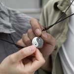 Buddha Stones 990 Sterling Silver Yin Yang Balance Harmony Necklace Pendant Necklaces & Pendants BS 11