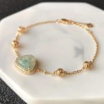 Buddha Stones Laughing Buddha Jade Abundance Chain Bracelet Bracelet BS 6