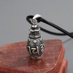 Buddha Stones Om Mani Padme Hum Copper Creativity Necklace Pendant Necklaces & Pendants BS 2
