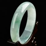 Buddha Stones  Natural Jade Prosperity Wealth Luck Bangle Bracelet Bracelet Cuff Bangle BS 2