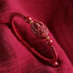 Buddha Stones Chinese Zodiac Natal Buddha Cinnabar Keep Away Evil Spirits Rope Bracelet (Extra 30% Off | USE CODE: FS30) Bracelet BS 2