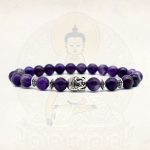 Buddha Stones Amethyst Love Healing Bracelet Bracelet BS 2