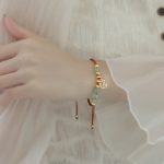 Buddha Stones Jade Beads Fu Character Blessing Rope Bracelet 6