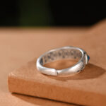 Buddha Stones Feng Shui Five Emperor Coins Wealth Ring Ring BS 8