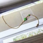 Buddha Stones Green Chalcedony Koi Fish Courage Strength Bracelet Bracelet BS 7