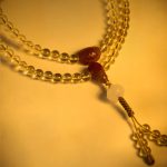 Buddha Stones 108 Mala Beads 925 Sterling Silver Natural Citrine Red Agate White Jade Prosperity Charm Bracelet Mala Bracelet BS 6