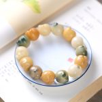 Buddha Stones Multilayered Bodhi Seed Cute Cat Paw Calm Harmony Bracelet Bracelet BS Bodhi Seed(Auspiciousness♥Luck)