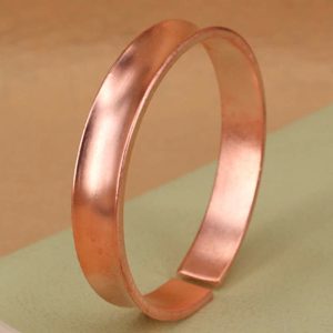 Buddha Stones Copper Wealth Luck Cuff Bracelet Bangle Bracelet Bangle BS Rose Gold