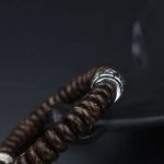 Buddha Stones Natural Tibetan Coconut Shell Om Mani Padme Hum Positive Bracelet Bracelet BS 16