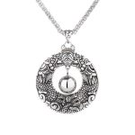 Buddha Stones Double Dragon Playing Bead Copper Protection Necklace Pendant Necklaces & Pendants BS 4