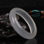 Buddha Stones Natural Translucent Golden Silk Jade Wealth Luck Bracelet Bangle Bracelet Bangle BS 8