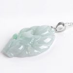 Buddha Stones 925 Sterling Silver Natural Jade Nine Tailed Fox Prosperity Necklace Pendant Necklaces & Pendants BS 6