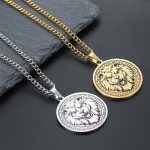 Buddha Stones Animal Titanium Steel Chain Necklace Protection Pendant Necklaces & Pendants BS 9