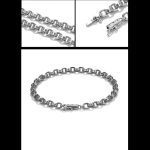 Buddha Stones 925 Sterling Silver Om Mani Padme Hum Carved Design Creativity Metal Bracelet Bracelet BS 16