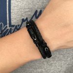 Buddha Stones Layered Leather Weave Fortune Bracelet Bracelet BS 3