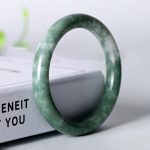 Buddha Stones Natural Jade Luck Abundance Bangle Bracelet Bracelet BS 9