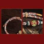 ❗❗❗A Flash Sale- Buddha Stones Colorful Rope Wealth Comes From All Directions Handmade Eight Thread Peace Knot Luck Bracelet Bracelet BS 5