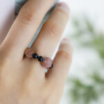 Buddha Stones Yin Yang Symbol Balance Luck Ring Ring BS 6