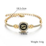 12 Constellations of the Zodiac Rhinestone Chain Adjustable Bracelet (Extra 30% Off | USE CODE: FS30) Bracelet BS 15