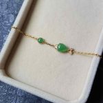 Buddha Stones Green Chalcedony Koi Fish Courage Strength Bracelet Bracelet BS 6