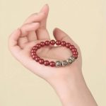 Buddha Stones 925 Sterling Silver Natural Cinnabar Four Beasts Blessing Bracelet Bracelet BS 18