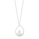 Buddha Stones 925 Sterling Silver Lotus Flower Floral Enlightenment Necklace Pendant Necklaces & Pendants BS 7