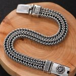 Buddha Stones Om Mani Padme Hum Purity Peace Braid Style Bracelet Bracelet BS 1