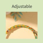 Buddha Stones Colorful Rope Zongzi Pattern Luck Handmade Child Adult Bracelet Bracelet BS 4